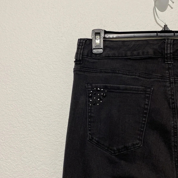Melissa McCarthy Seven7 Studded Plus Size Skinny Jeans Size 16 - Picture 7 of 13